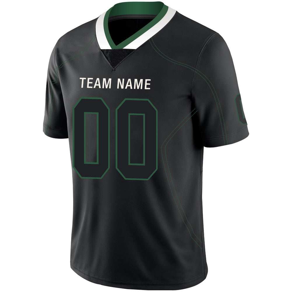Custom NY.Jets Stitched American Football Jerseys Personalize Birthday Gifts Black Jersey view 4
