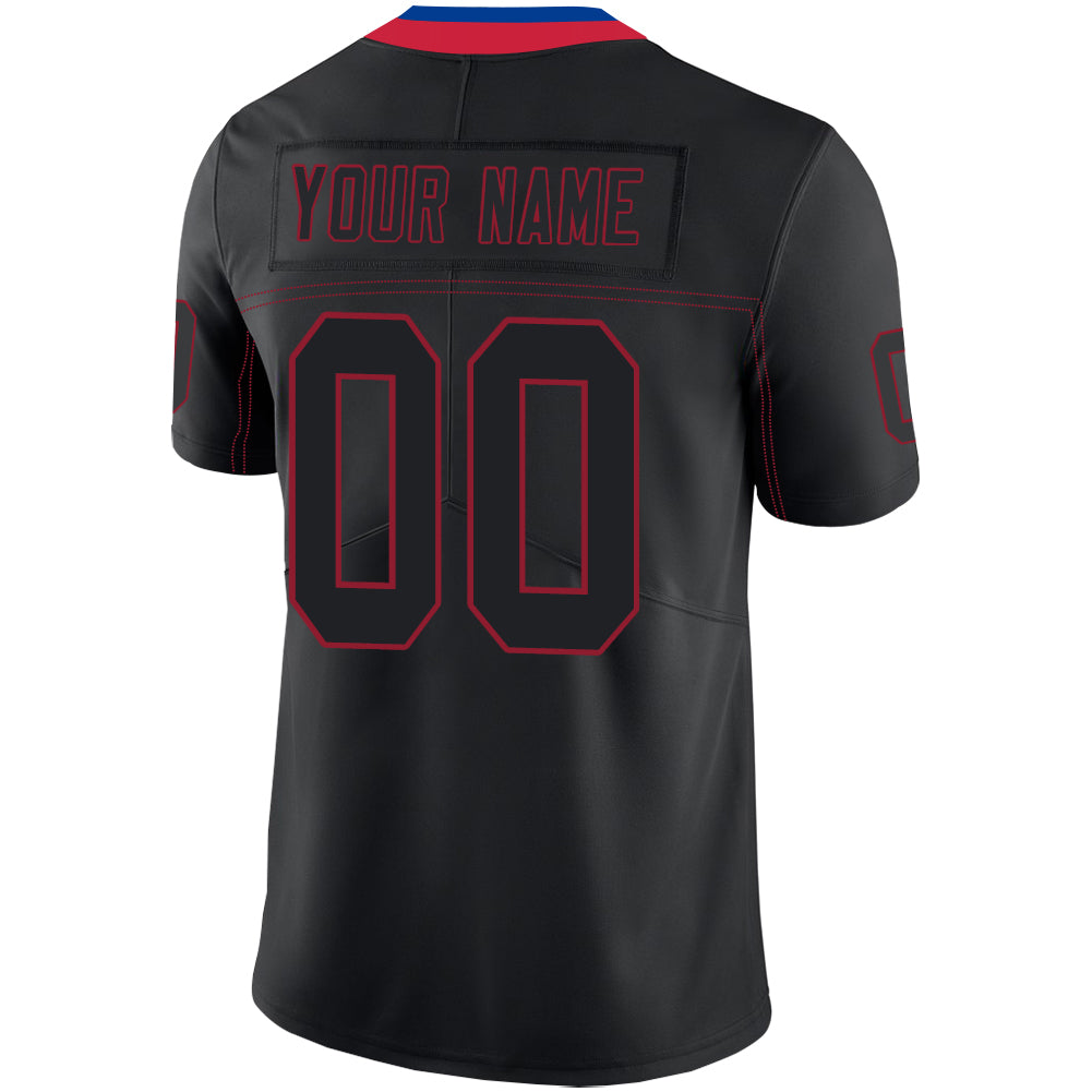 Custom NY.Jets Stitched American Jerseys Personalize Birthday Gifts Black Football Jerseys view 3