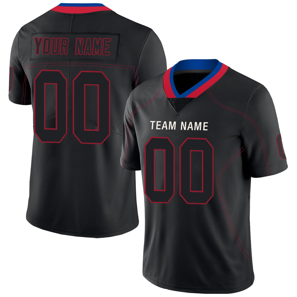 Custom NY.Jets Stitched American Jerseys Personalize Birthday Gifts Black Football Jerseys - Main View