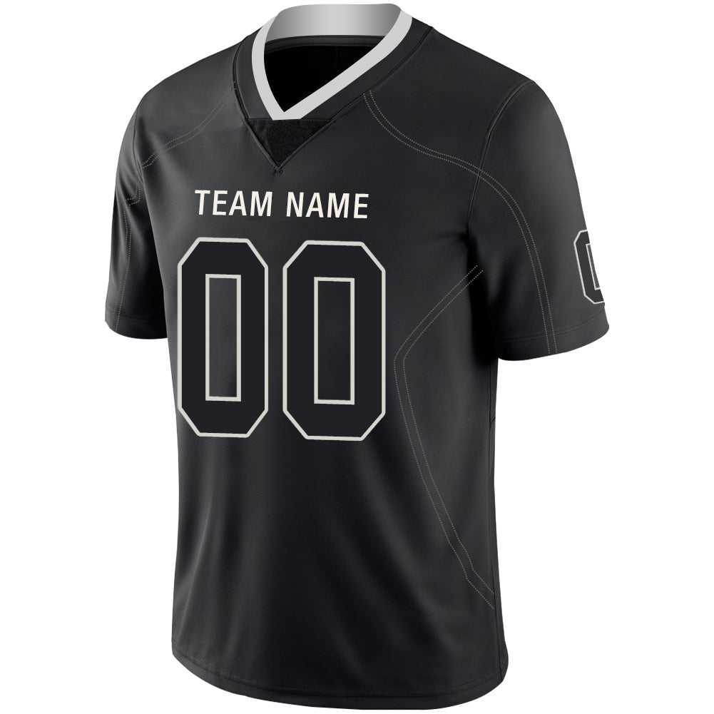 Custom L.Raiders Stitched American Football Jerseys Personalize Birthday Gifts Black Jersey view 4