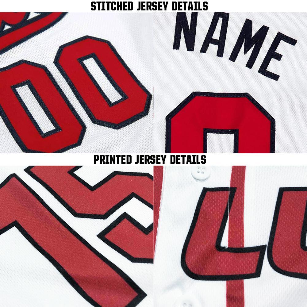 Custom White Green-Gold Baseball Jersey view 6