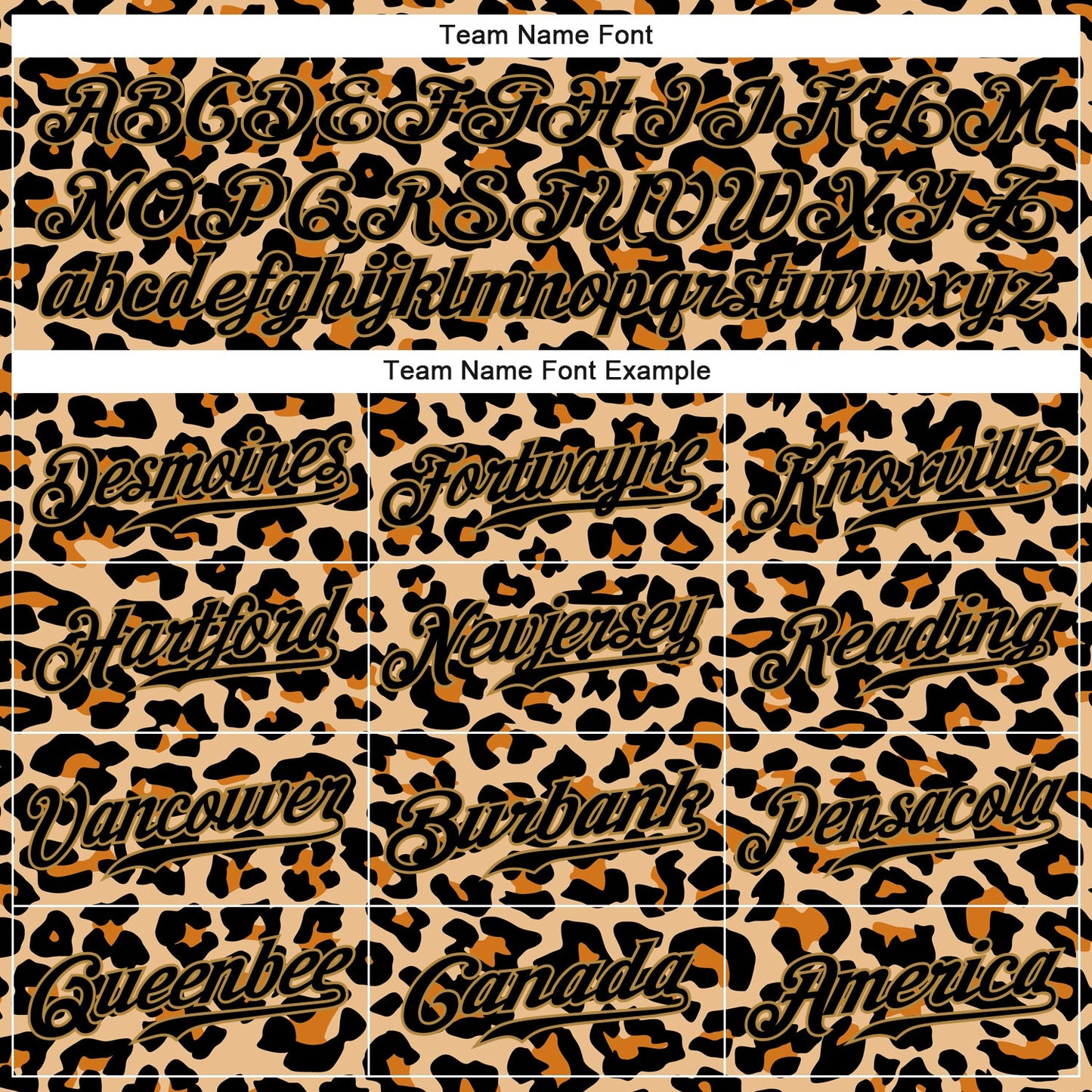 Custom Old Gold Black-Old Gold 3D Pattern Design Leopard Authentic Baseball Jersey view 4