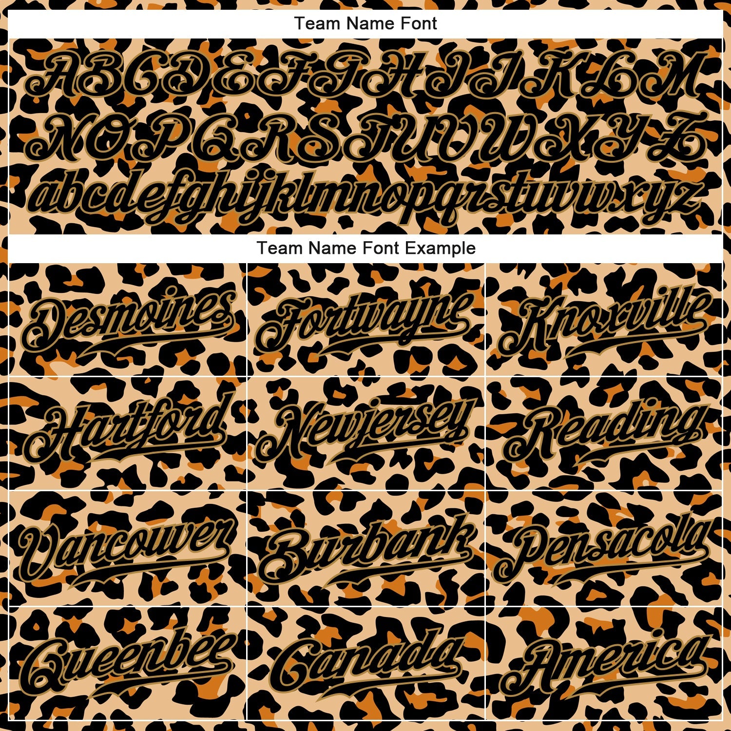Custom Old Gold Black-Old Gold 3D Pattern Design Leopard Authentic Baseball Jersey view 4