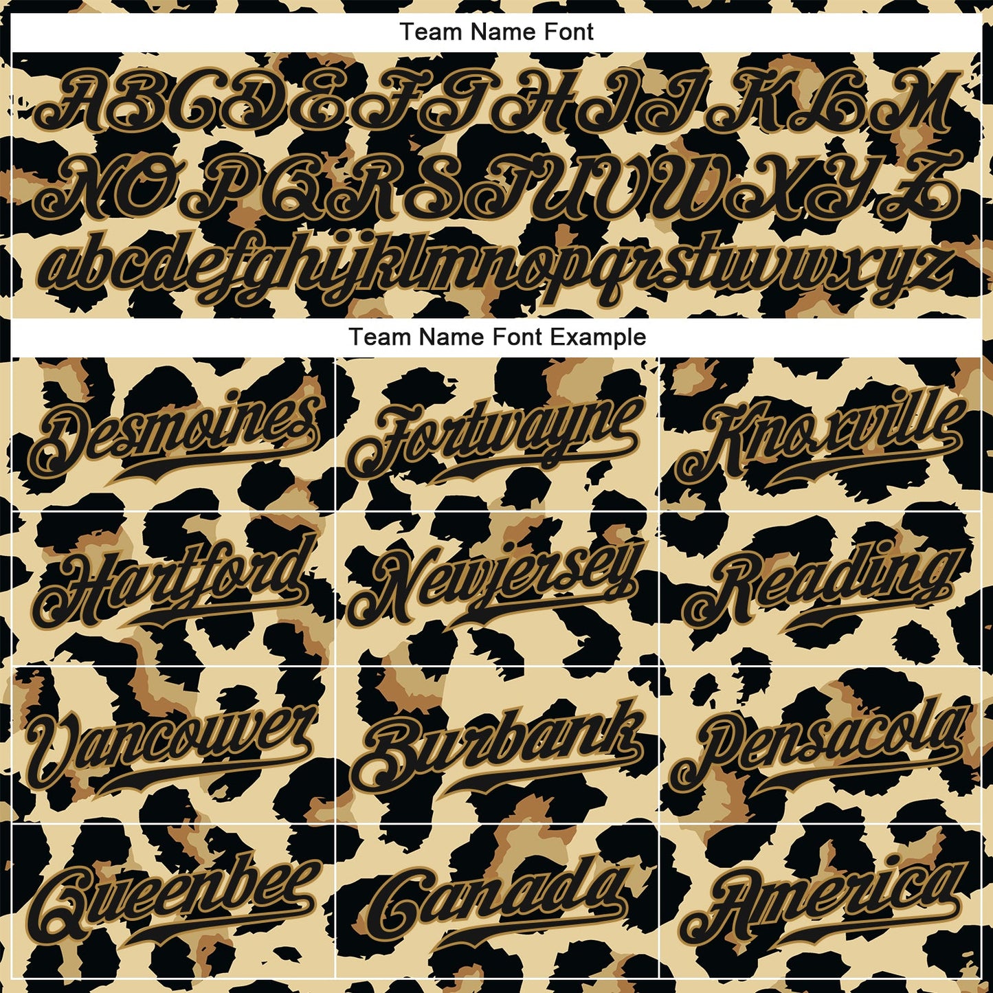 Custom Old Gold Black-Old Gold 3D Pattern Design Leopard Authentic Baseball Jersey view 4