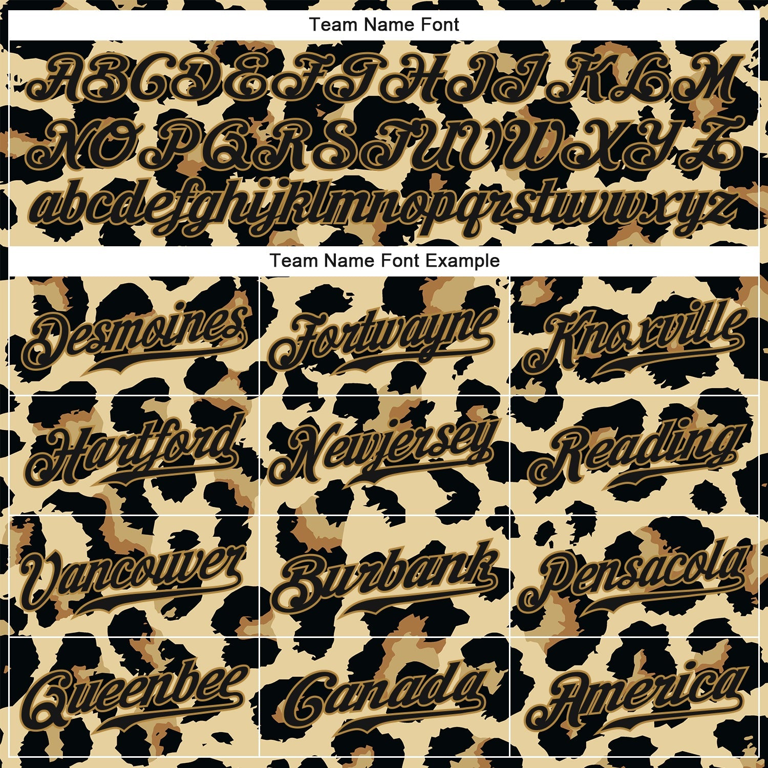 Custom Old Gold Black-Old Gold 3D Pattern Design Leopard Authentic Baseball Jersey view 4