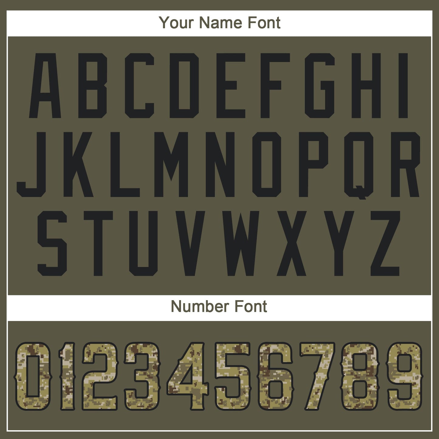 Custom Olive Camo-Black Performance Salute To Service T-Shirt view 3
