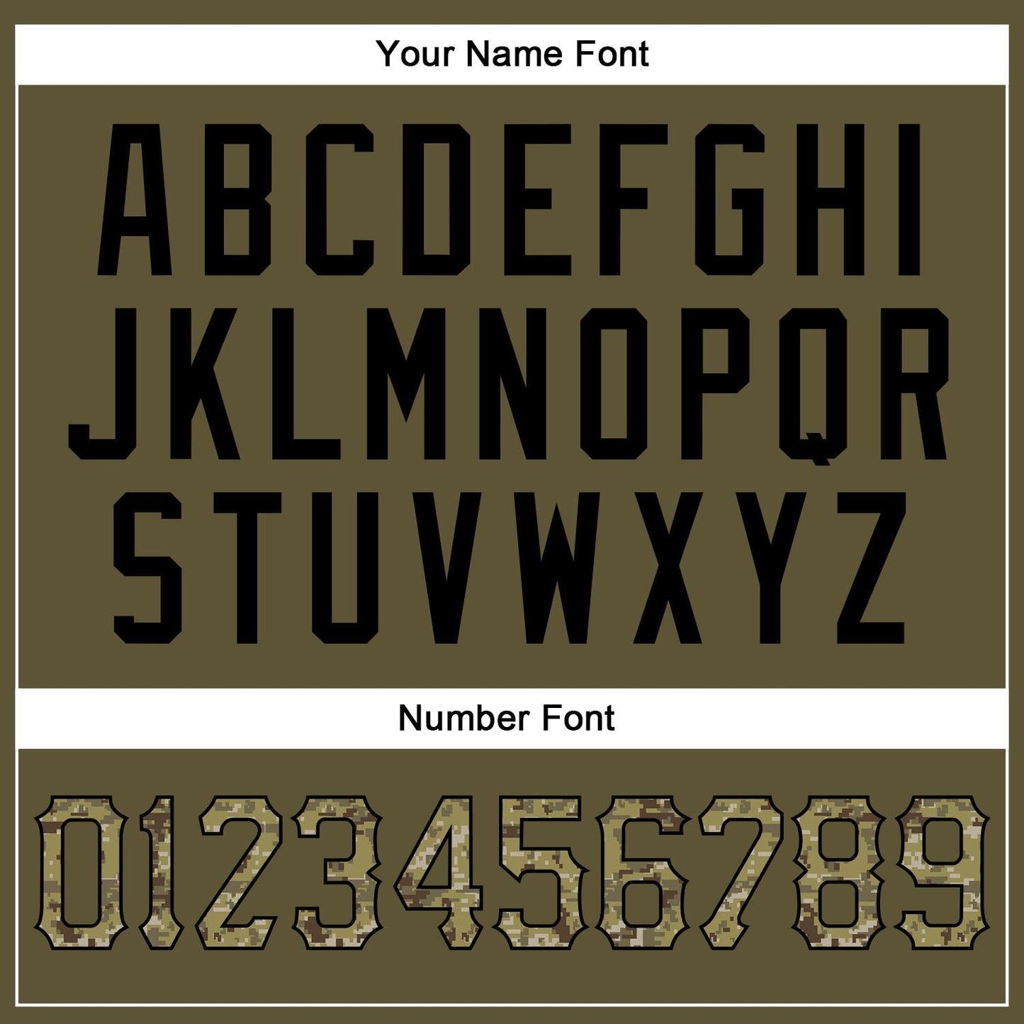 Custom Olive Camo-Black Authentic Salute To Service Baseball Jersey view 5
