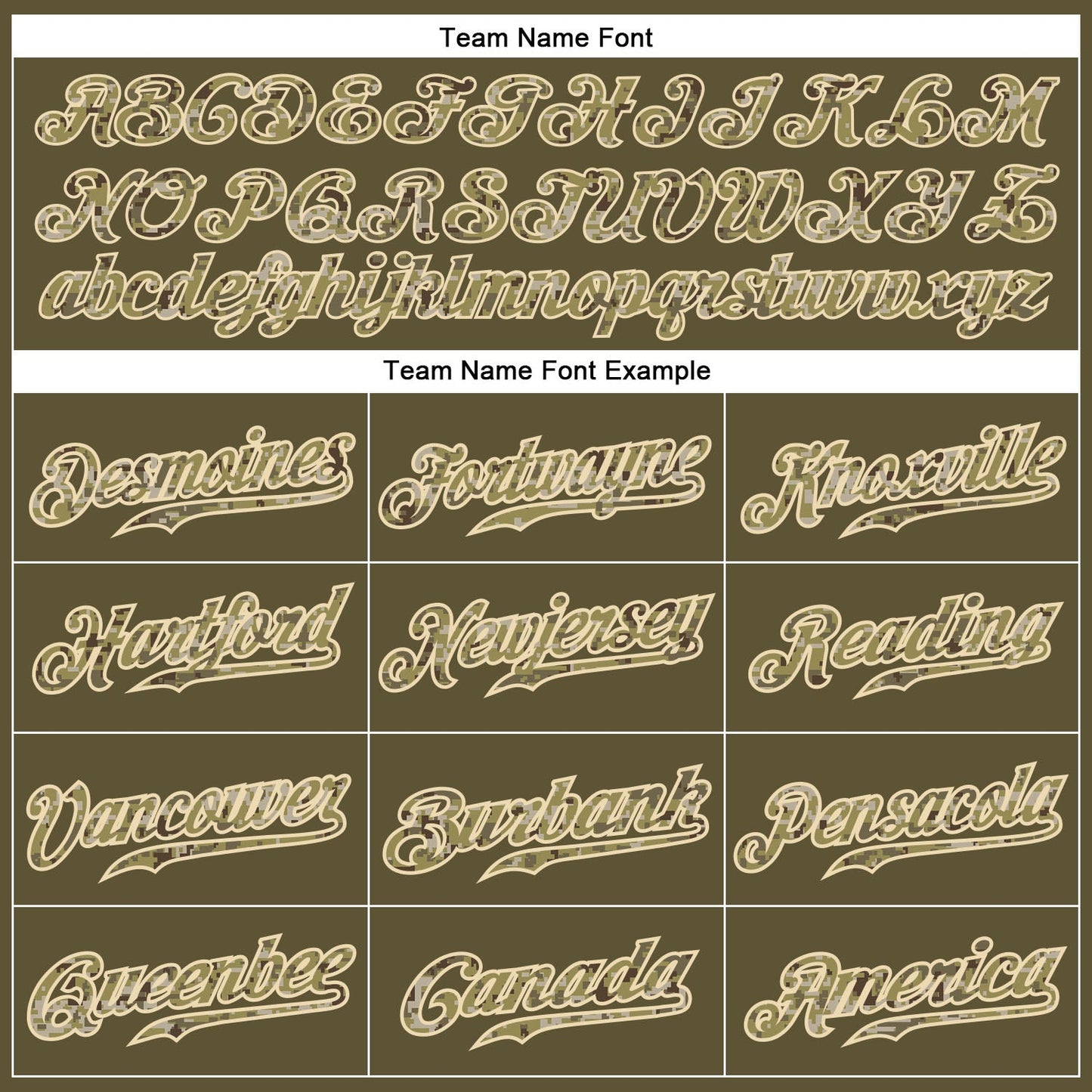 Custom Olive Camo-City Cream Authentic Salute To Service Baseball Jersey view 4