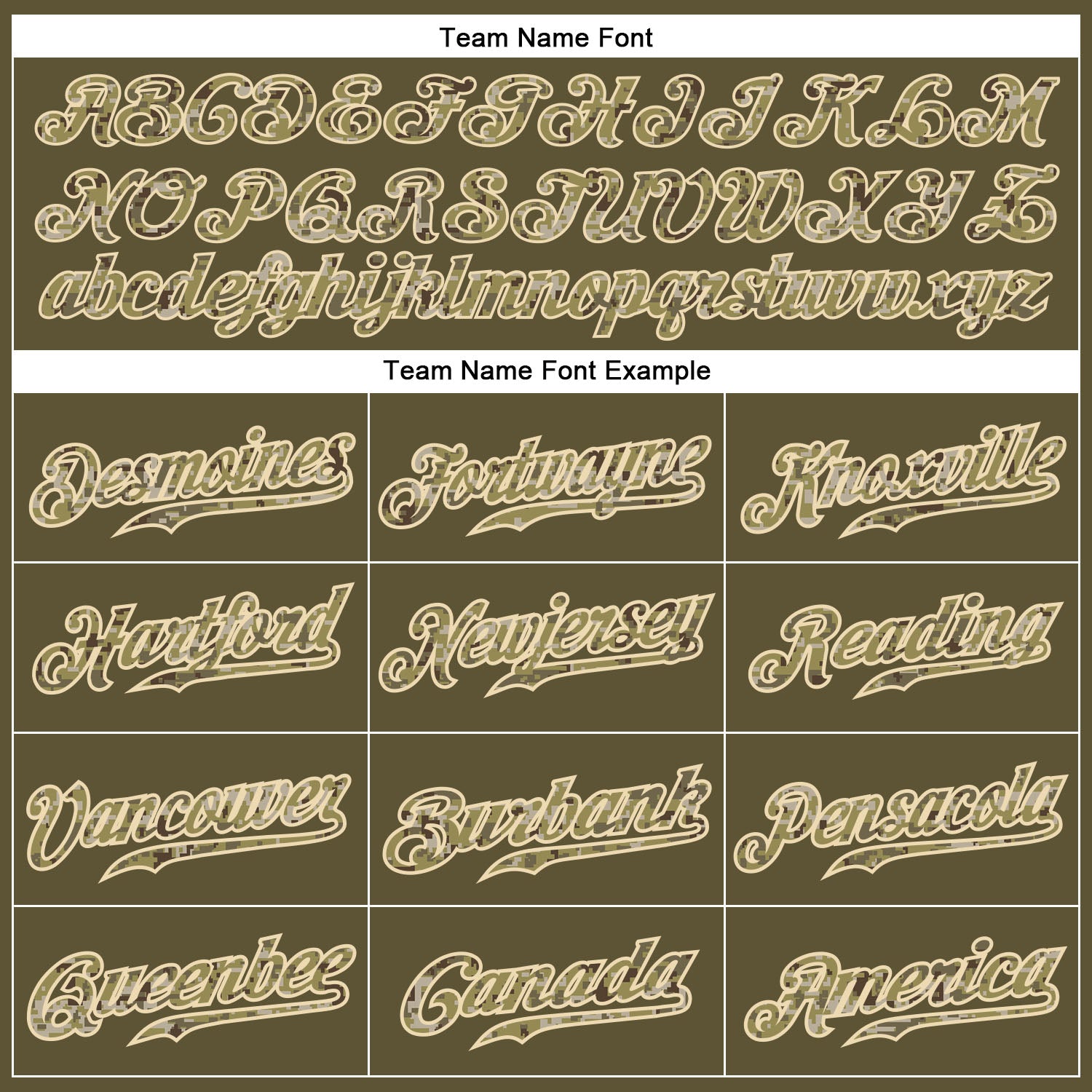 Custom Olive Camo-City Cream Authentic Salute To Service Baseball Jersey view 4