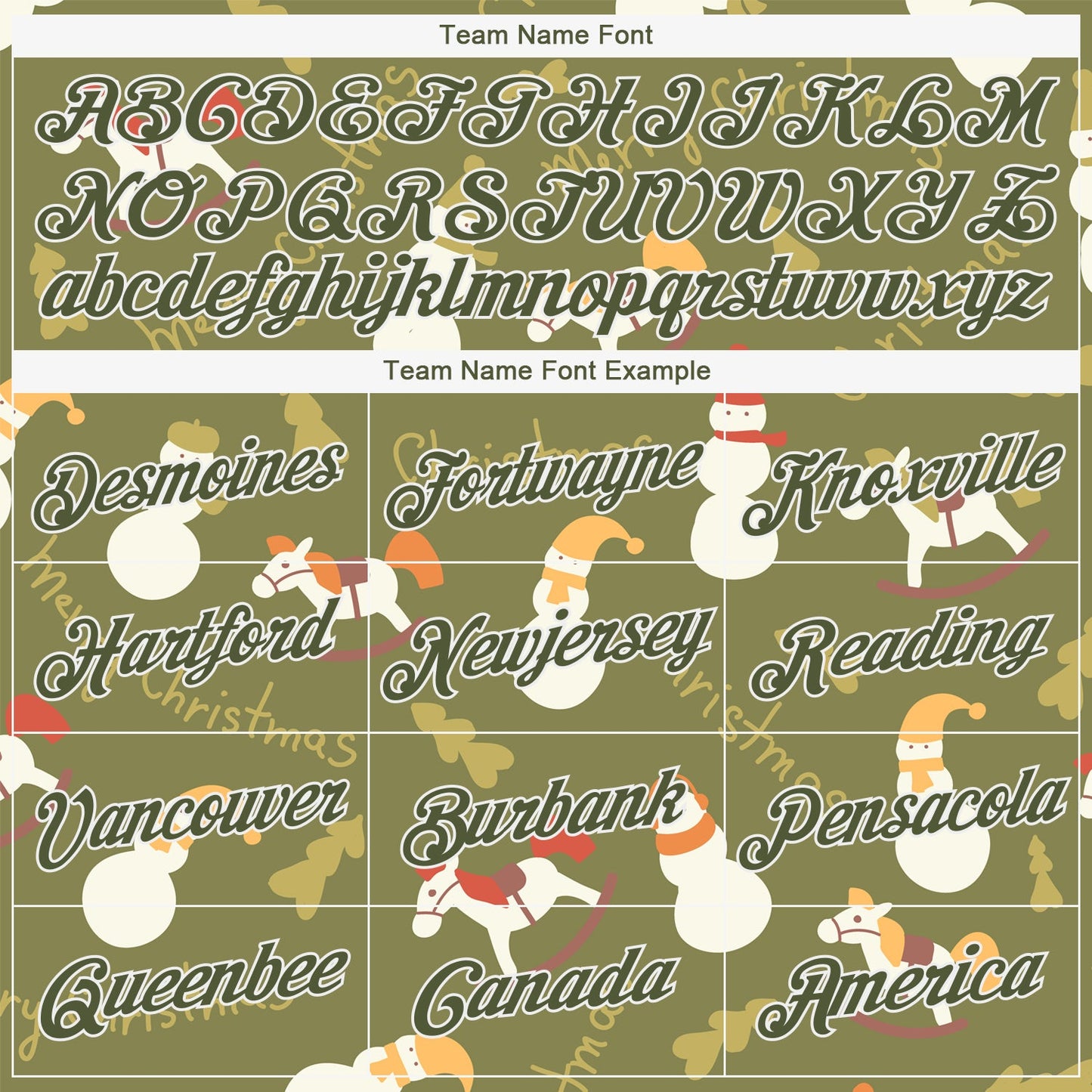 Custom Stitched Olive Olive-White Christmas 3D Sports Pullover Sweatshirt Salute To Service Hoodie view 5