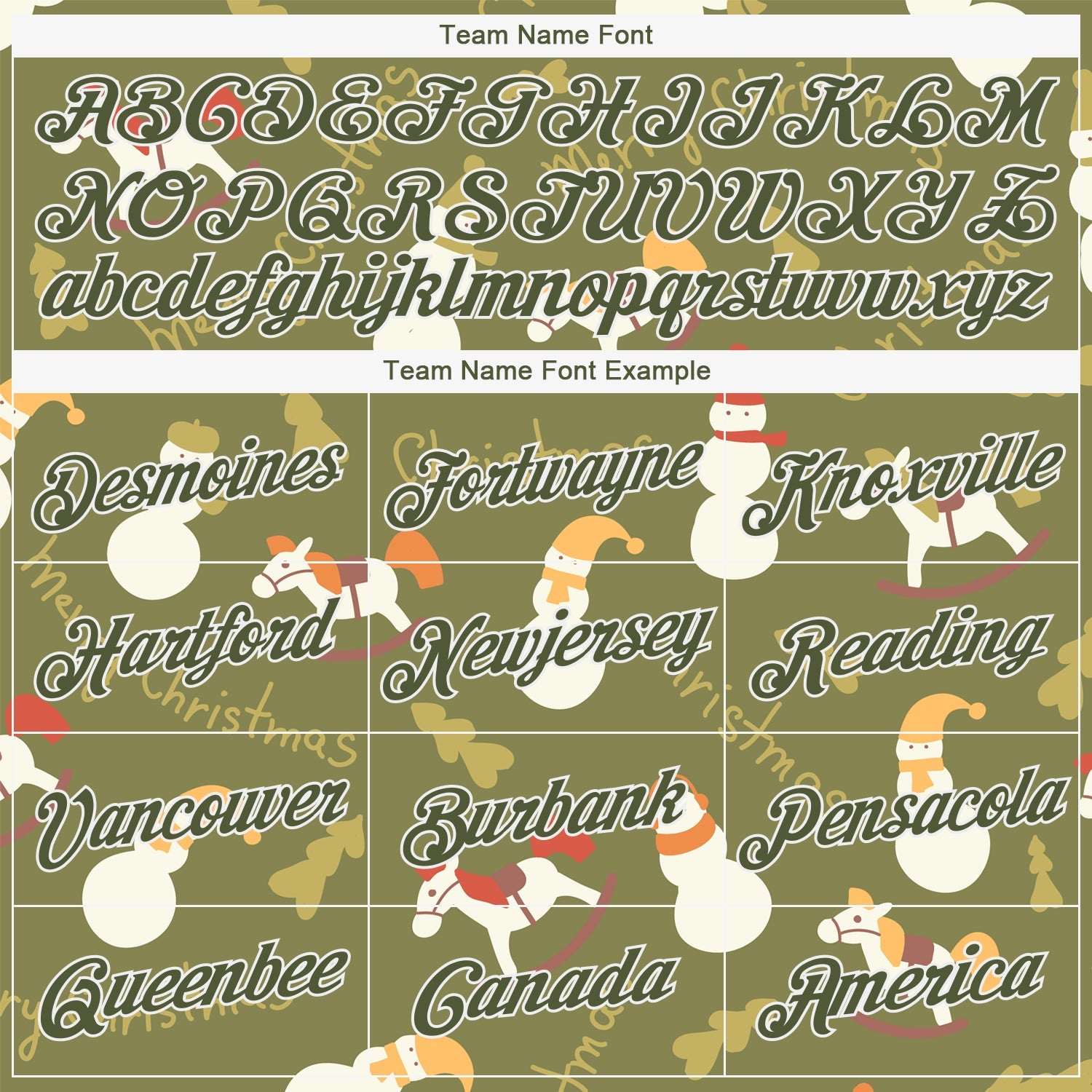 Custom Stitched Olive Olive-White Christmas 3D Sports Pullover Sweatshirt Salute To Service Hoodie view 5