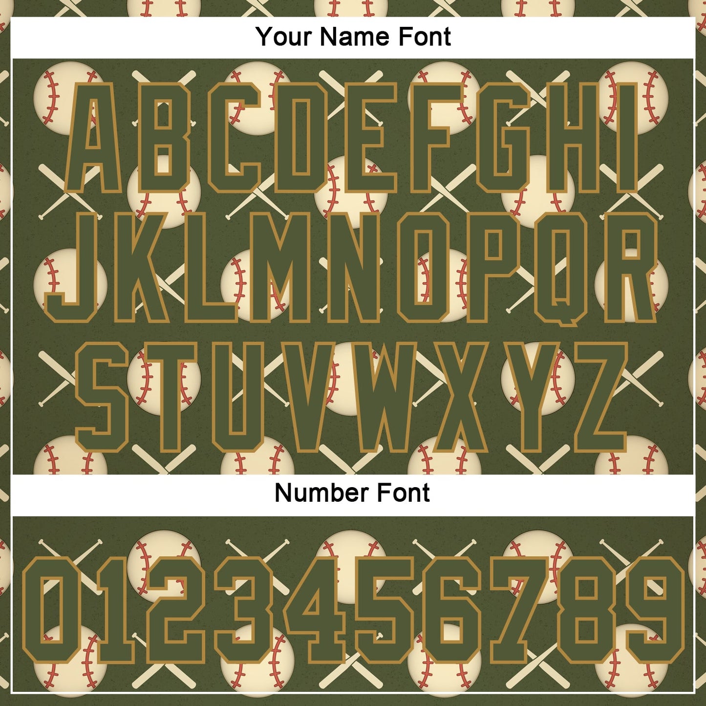 Custom Olive Olive-Old Gold 3D Pattern Design Authentic Salute To Service Baseball Jersey view 5