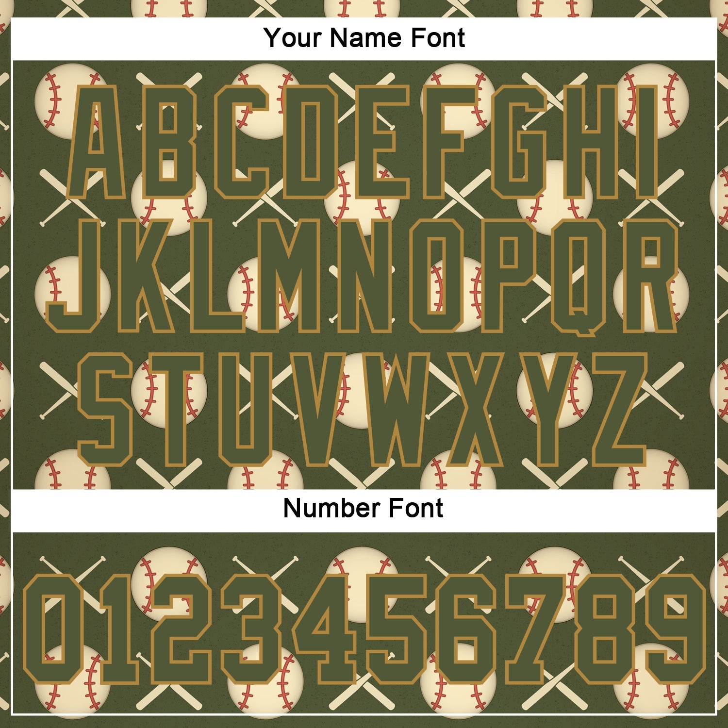 Custom Olive Olive-Old Gold 3D Pattern Design Authentic Salute To Service Baseball Jersey view 5