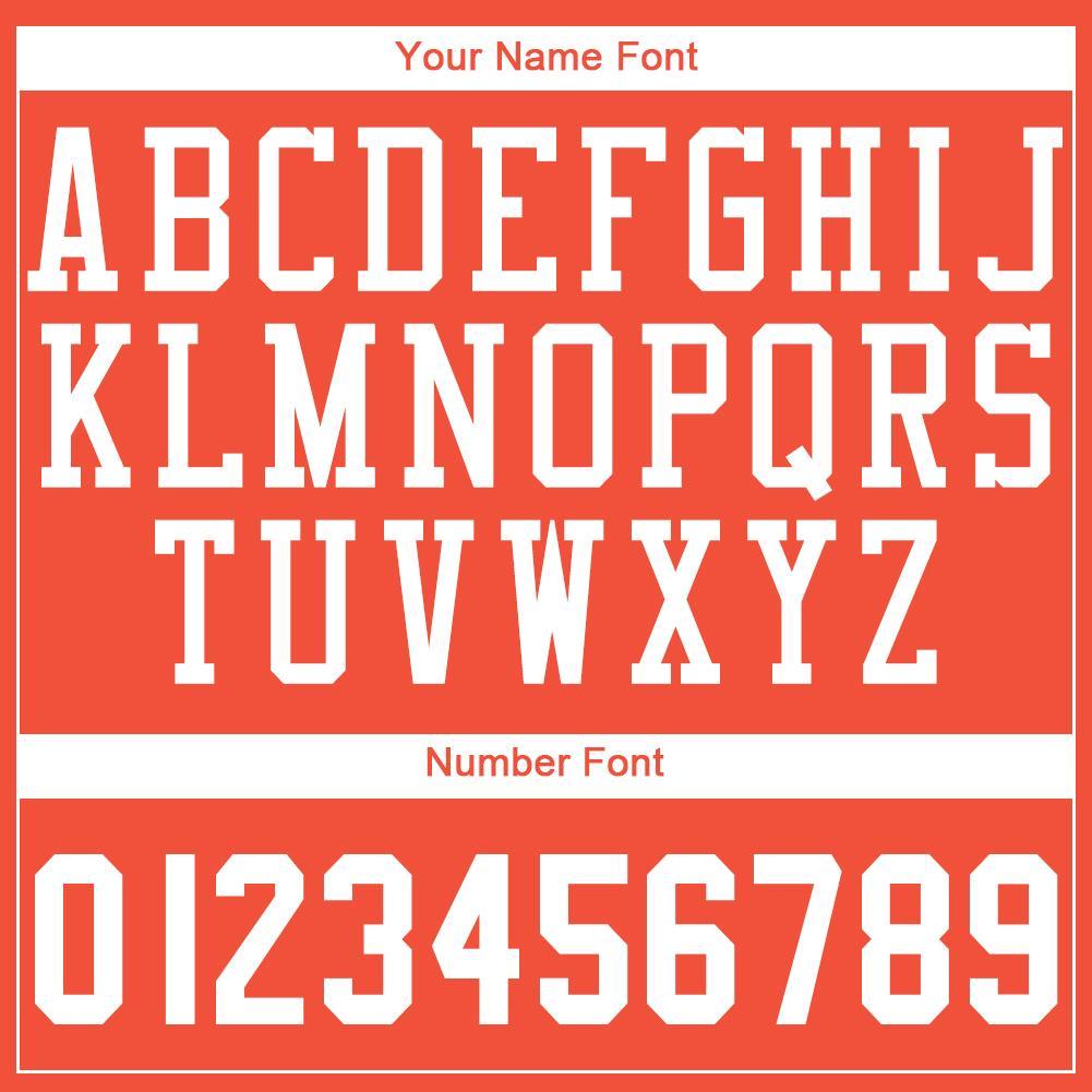 Custom Orange White Round Neck Basketball Uniform Jersey view 4