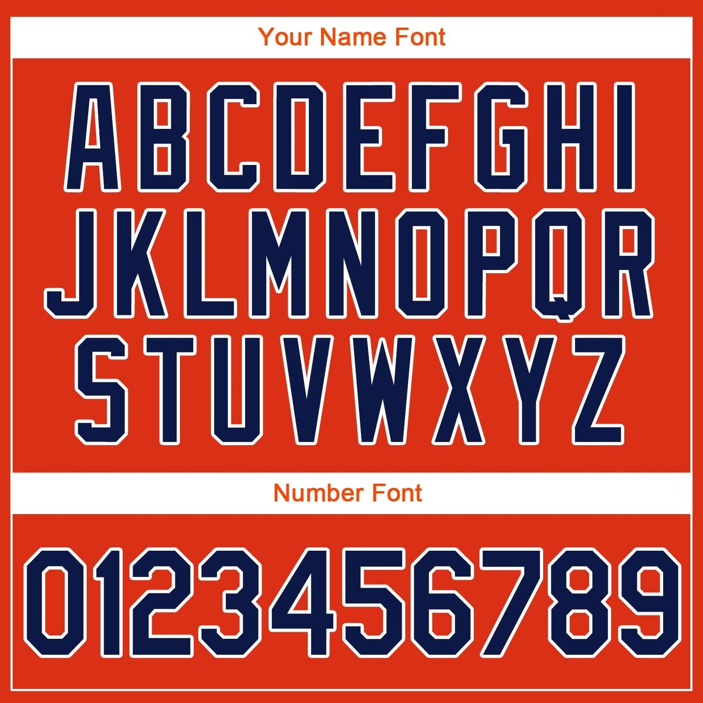 Custom Orange Navy-White Authentic Throwback Rib-Knit Baseball Jersey Shirt view 5