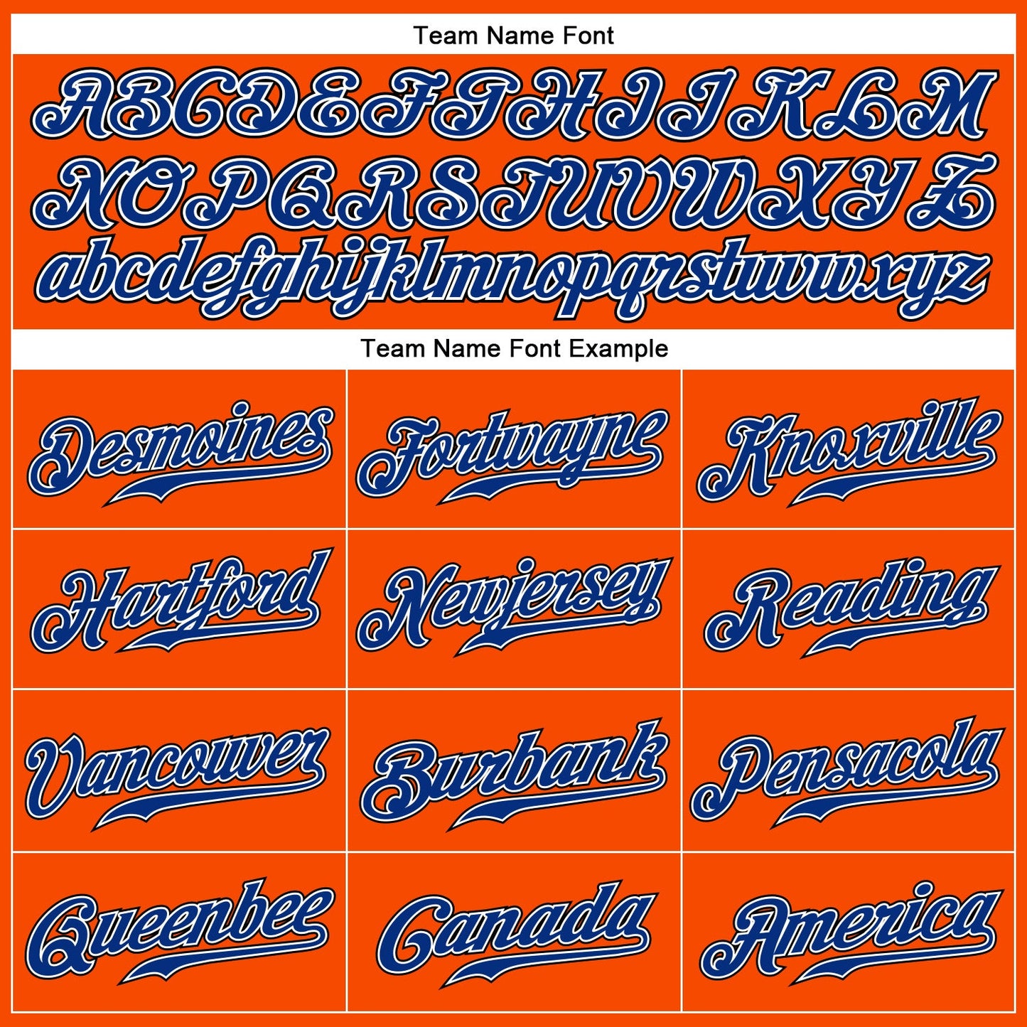 Custom Orange Black Pinstripe Royal-Black Authentic Baseball Jersey view 4