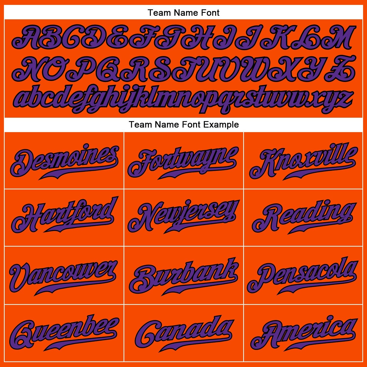 Custom Orange Black Pinstripe Purple-Black Authentic Baseball Jersey view 4