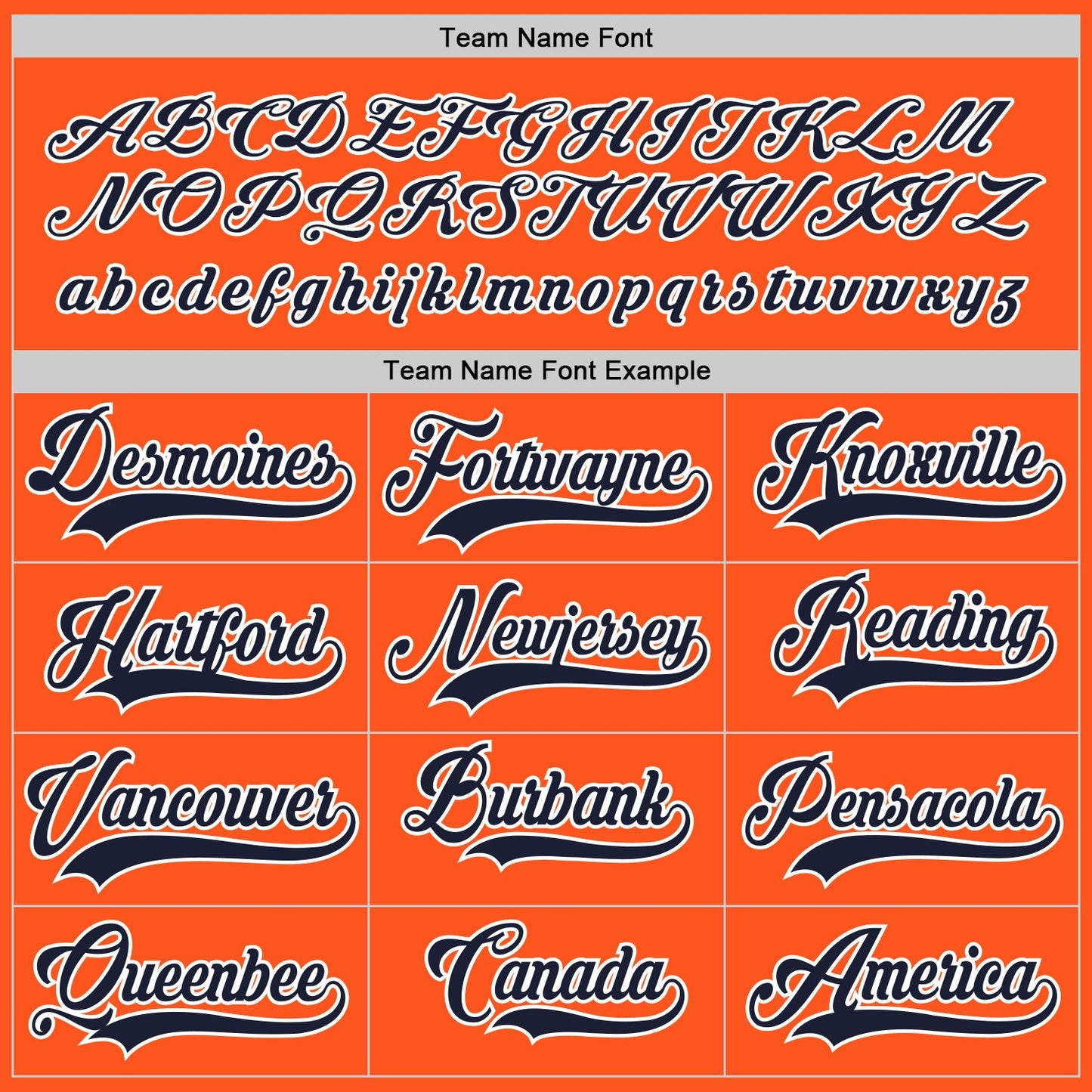 Custom Orange Navy-White Hockey Jersey view 4