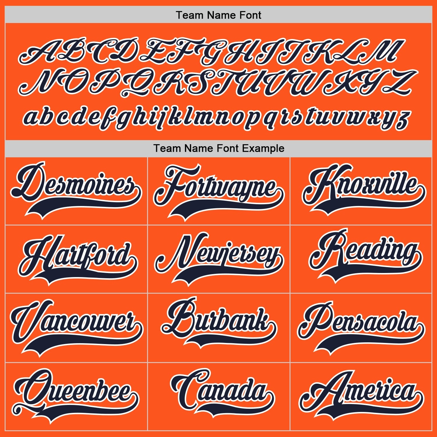 Custom Orange Navy-White Hockey Jersey view 4