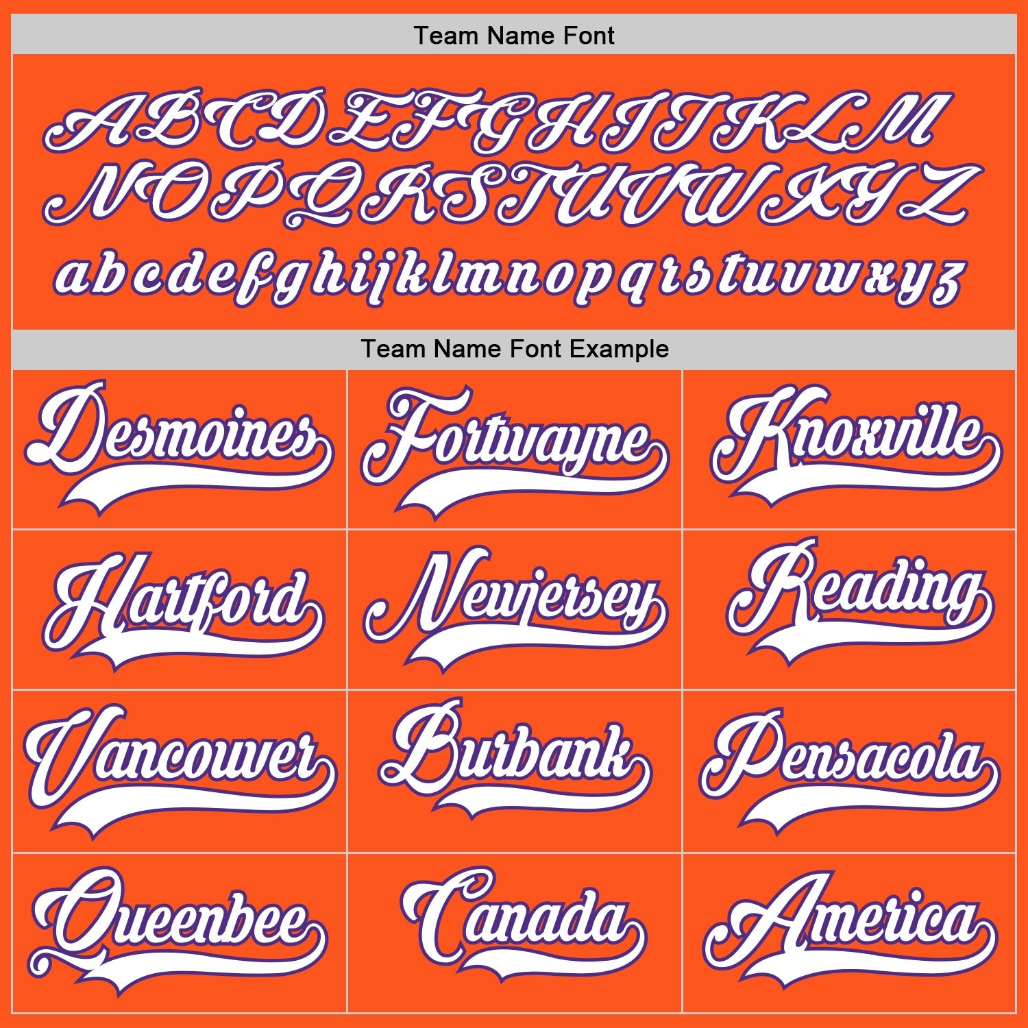 Custom Orange White-Purple Hockey Jersey view 4