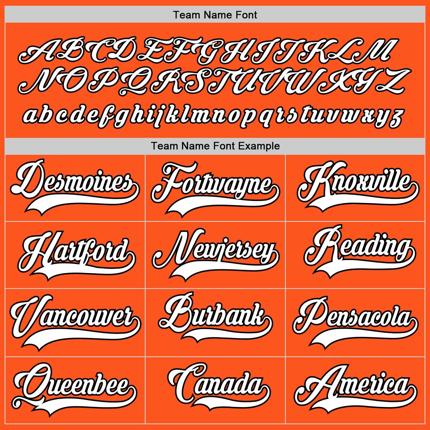 Custom Orange White-Black Hockey Jersey view 4