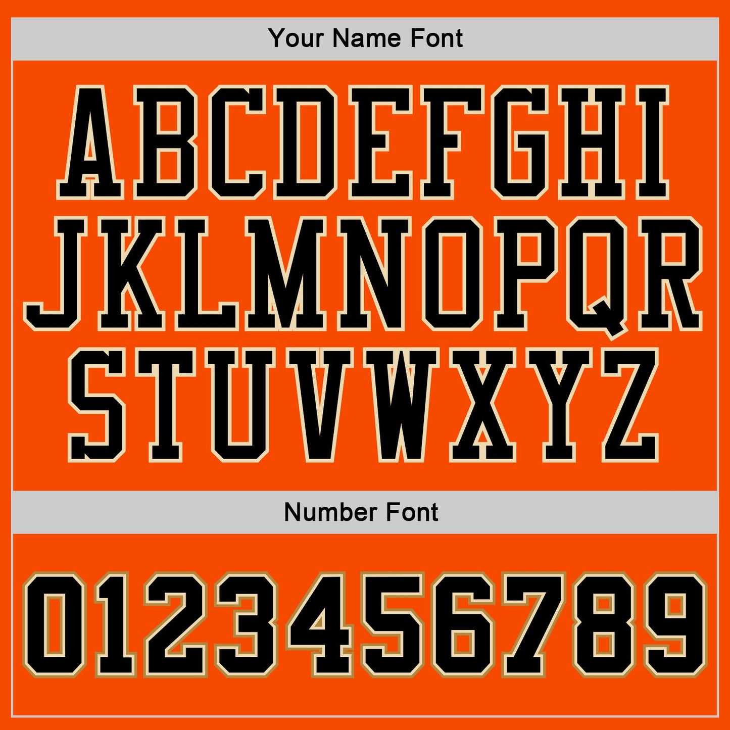 Custom Stitched Orange Black Pinstripe Black-Old Gold Sports Pullover Sweatshirt Hoodie view 3