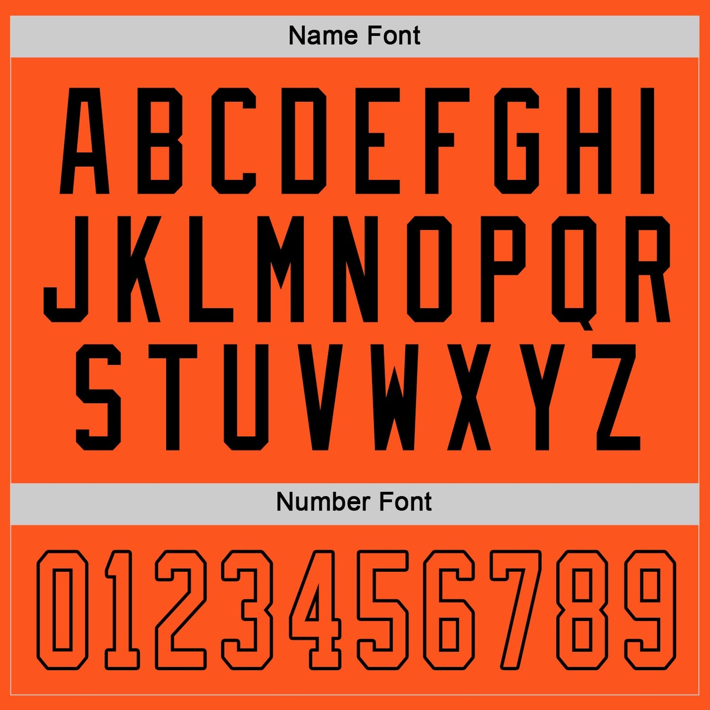 Custom Orange Orange-Black Hockey Jersey view 3