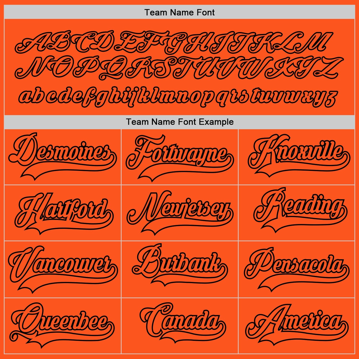Custom Orange Orange-Black Hockey Jersey view 4