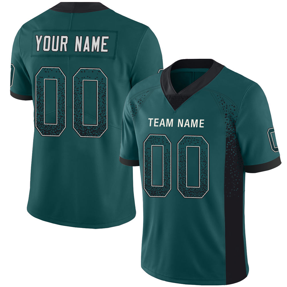 Custom P.Eagles Stitched American Football Jerseys Personalize Birthday Gifts Green Jersey - Main View