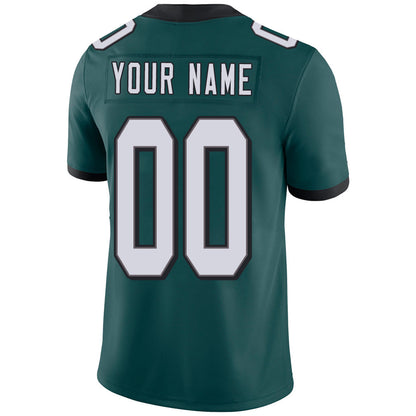 Custom P.Eagles Stitched American Football Jerseys Personalize Birthday Gifts Green Jersey view 3