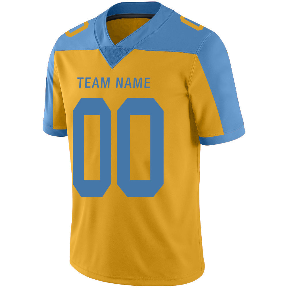 Custom P.Eagles Stitched American Football Jerseys Personalize Birthday Gifts Gold Jersey view 4