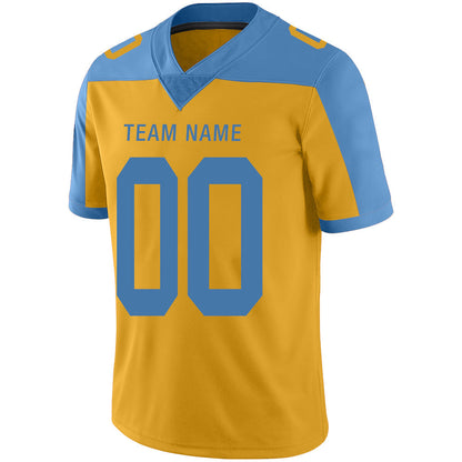 Custom P.Eagles Stitched American Football Jerseys Personalize Birthday Gifts Gold Jersey view 4