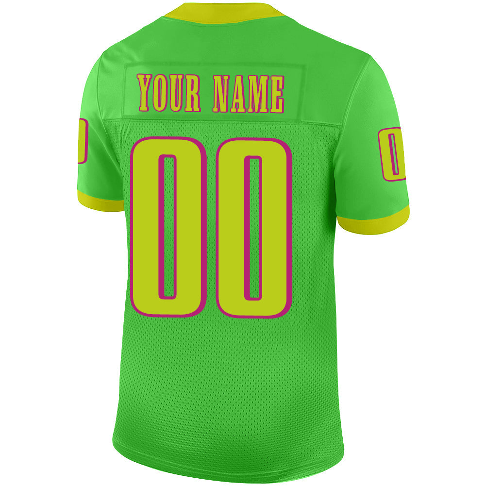 Custom P.Eagles Stitched American Football Jerseys Personalize Birthday Gifts Green Jersey view 3