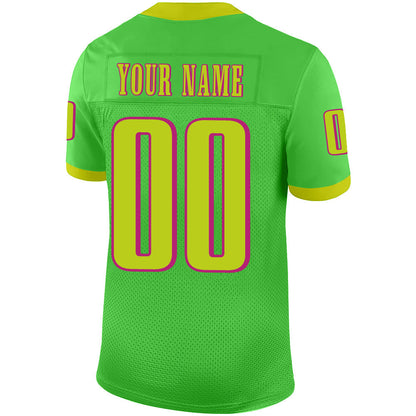 Custom P.Eagles Stitched American Football Jerseys Personalize Birthday Gifts Green Jersey view 3