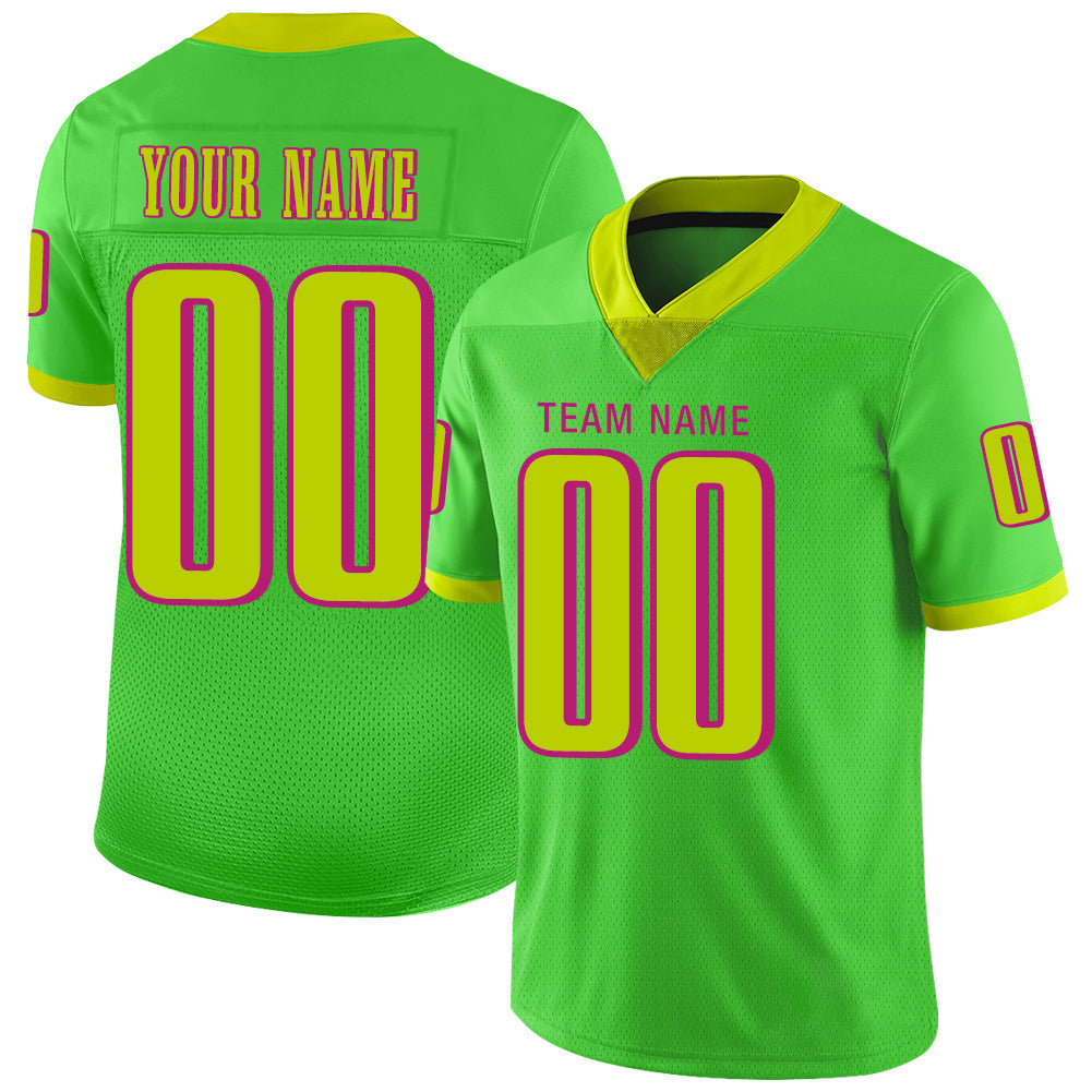 Custom P.Eagles Stitched American Football Jerseys Personalize Birthday Gifts Green Jersey - Main View