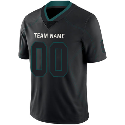 Custom P.Eagles Stitched American Football Jerseys Personalize Birthday Gifts Black Jersey view 4