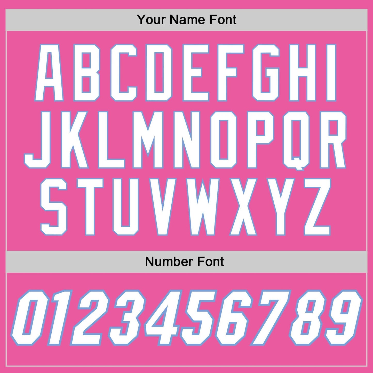 Custom Pink White-Light Blue Performance T-Shirt view 3