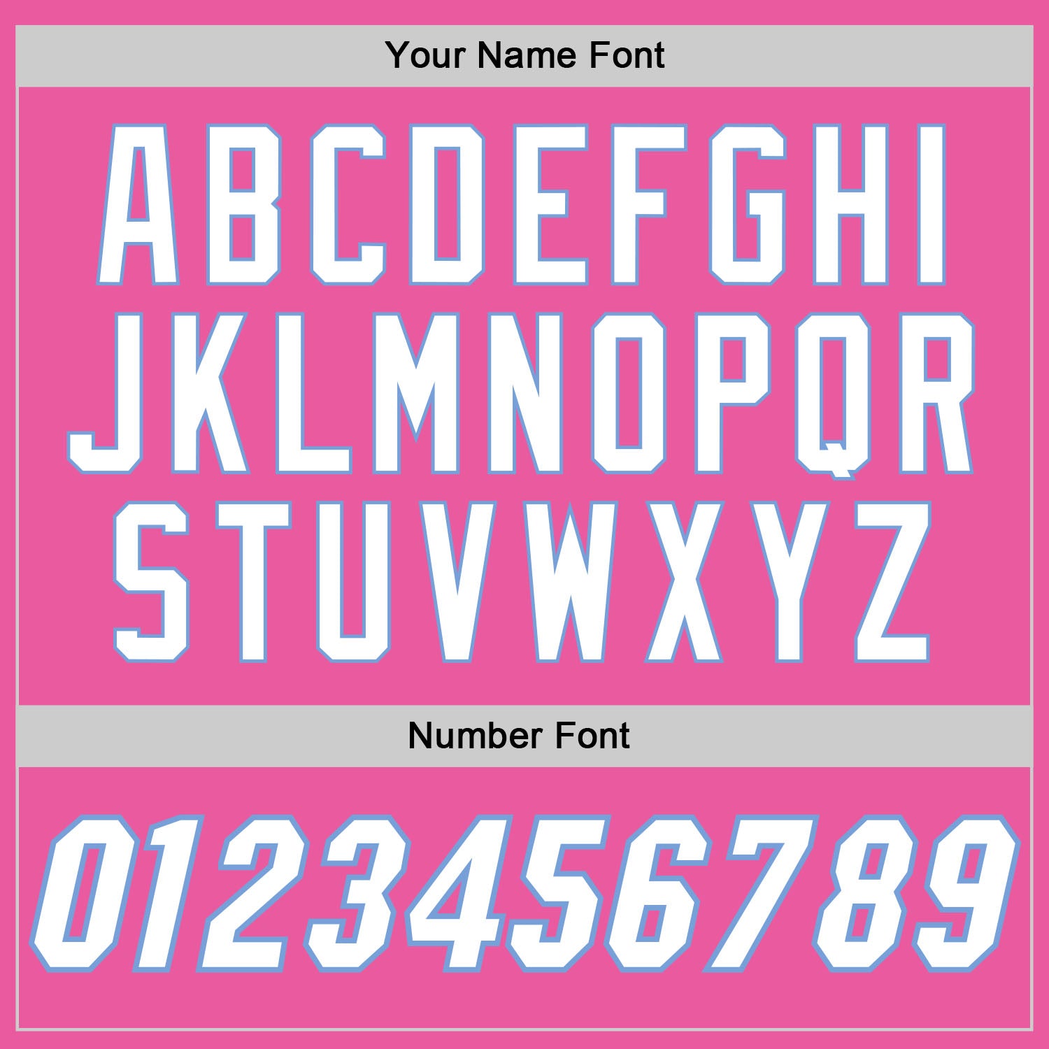 Custom Pink White-Light Blue Performance T-Shirt view 3