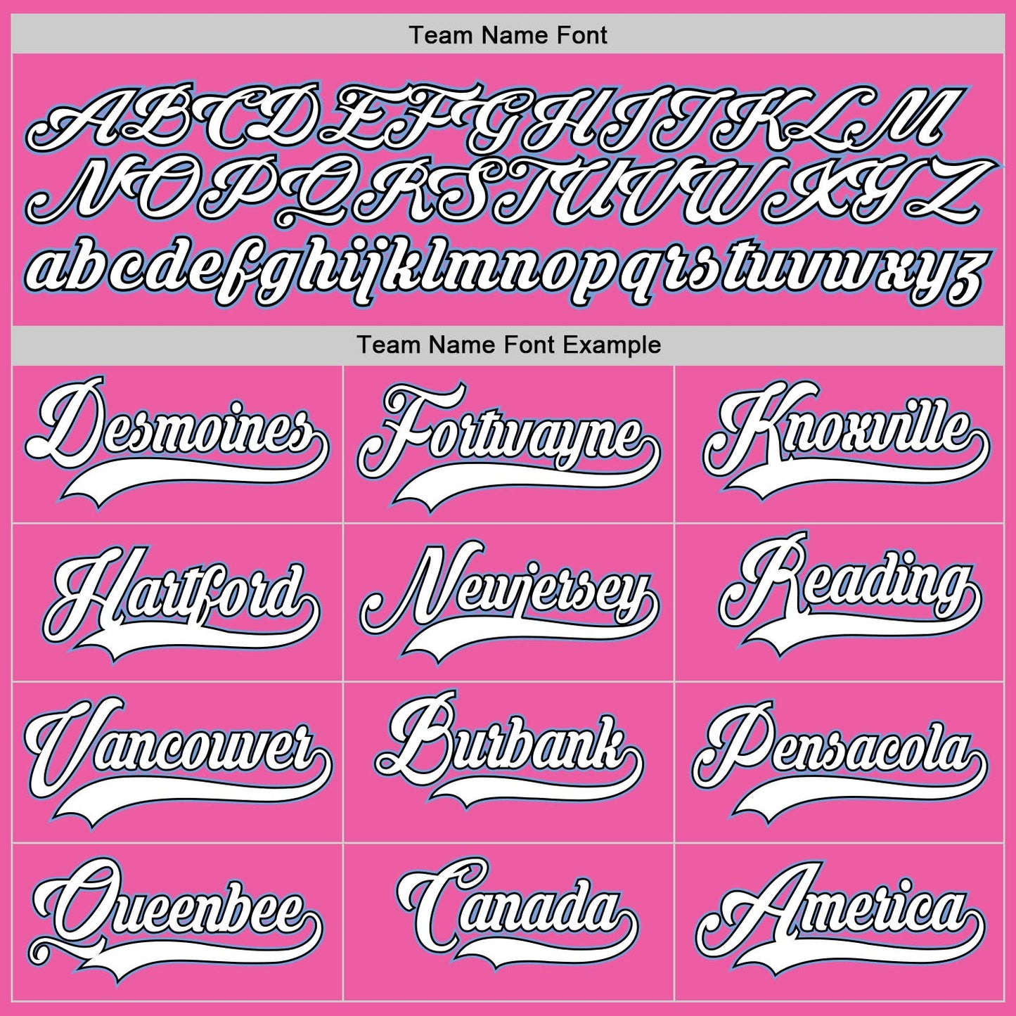 Custom Pink White-Light Blue Authentic Baseball Jersey view 4
