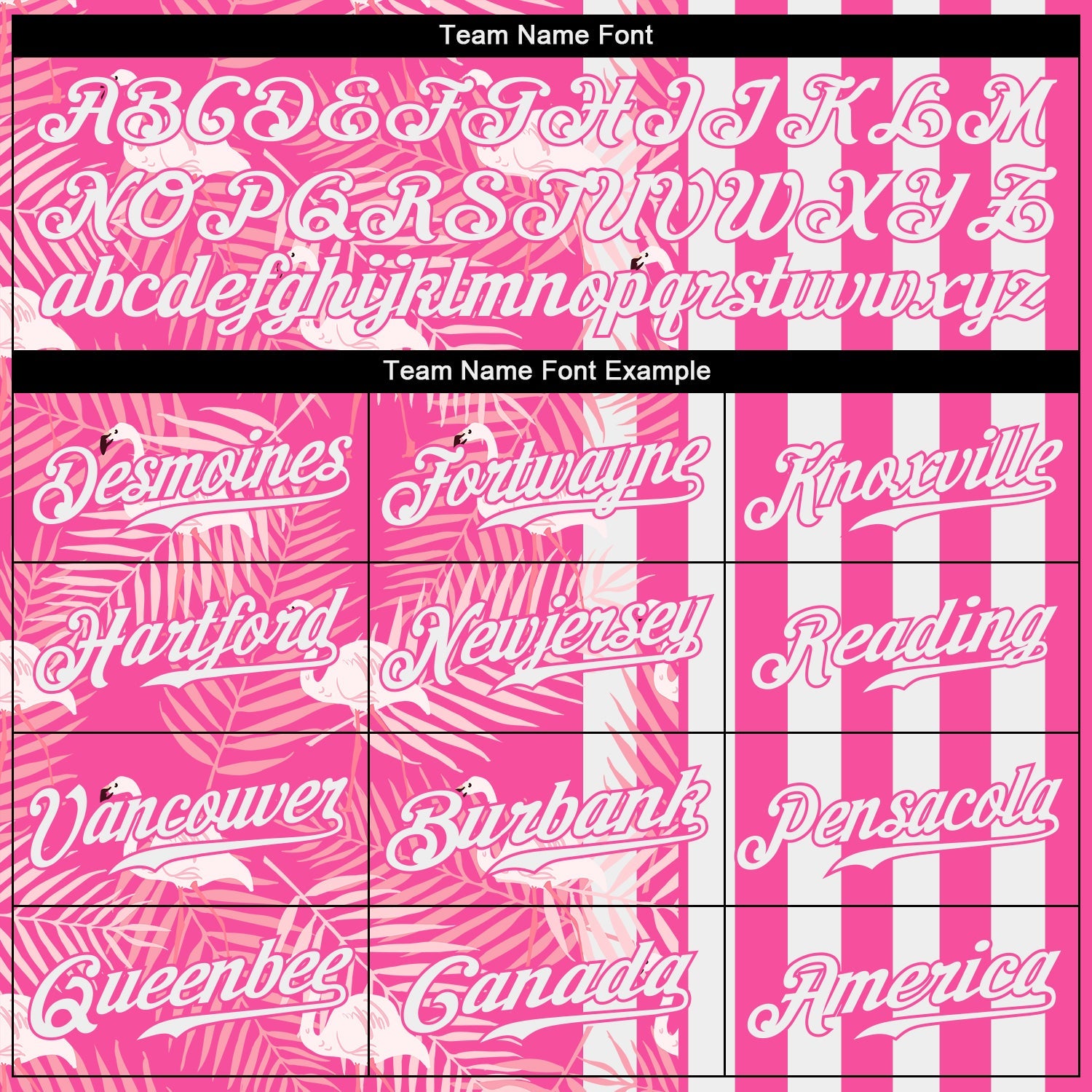 Custom Pink White 3D Pattern Design Tropical Palm Leaves And Famingo Authentic Baseball Jersey view 4
