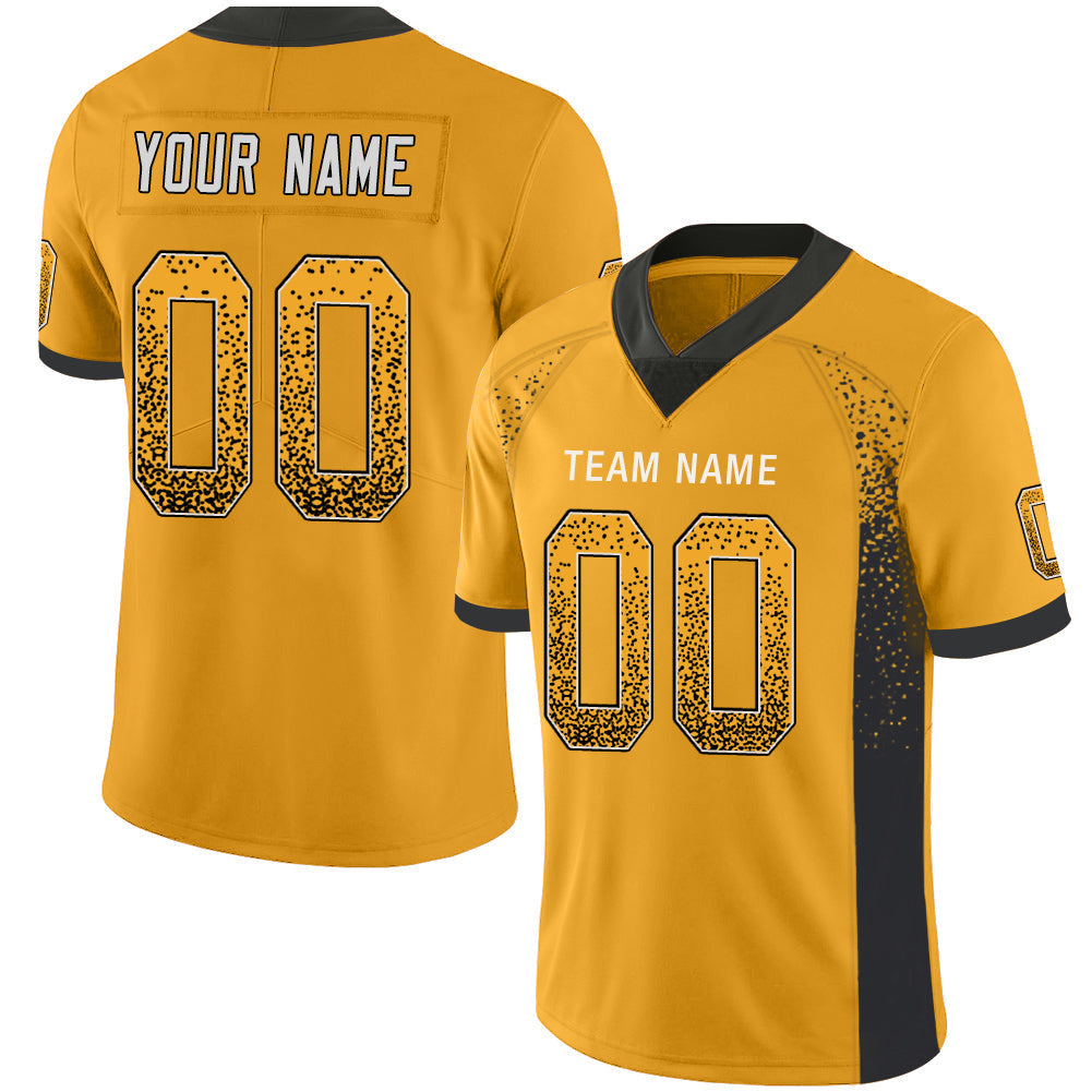 Custom P.Steelers Stitched American Football Jerseys Personalize Birthday Gifts Yellow Jersey - Main View