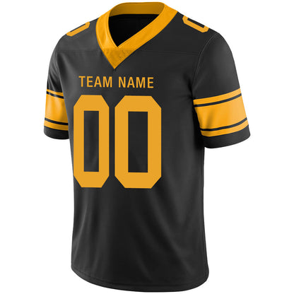 Custom P.Steelers Stitched American Football Jerseys Personalize Birthday Gifts Black Jersey view 4