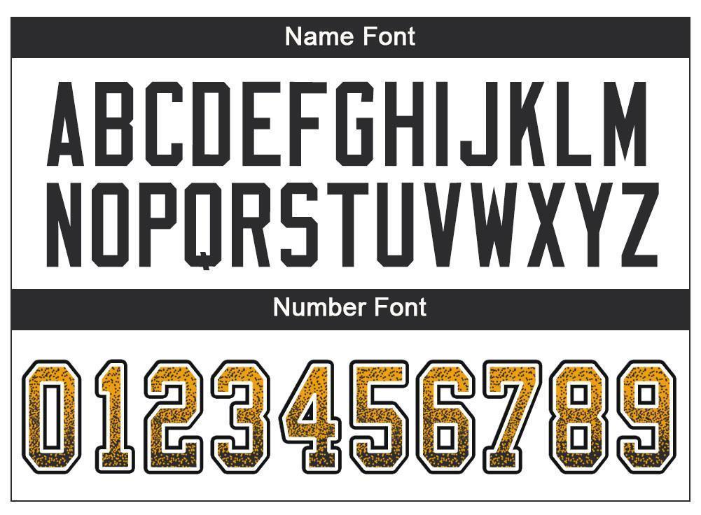 Custom Gold Black-White Drift Fashion Football Jersey view 4