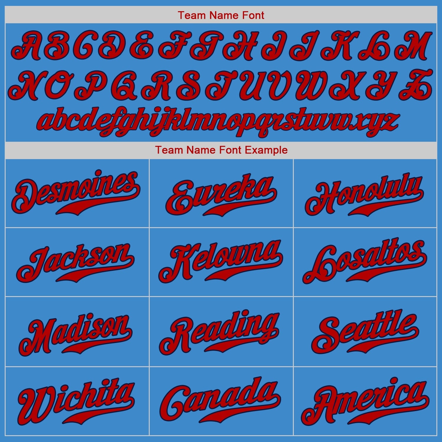 Custom Powder Blue Red-Navy Authentic Baseball Jersey view 5