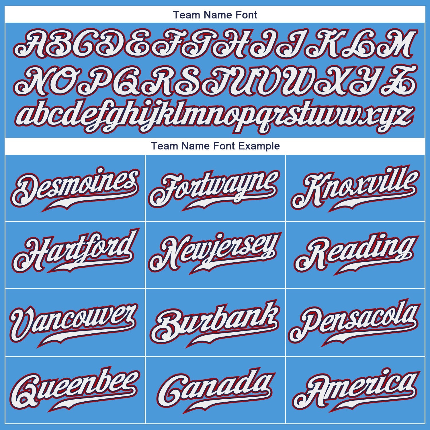 Custom Powder Blue White-Red Authentic Baseball Jersey view 4