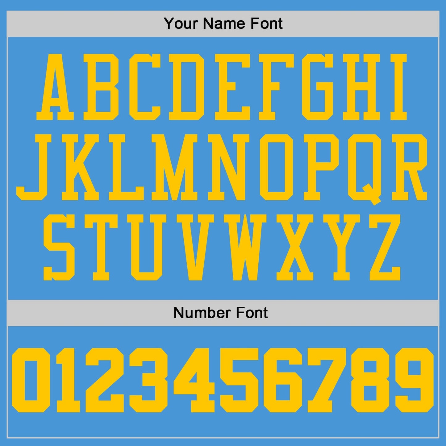 Custom Powder Blue Gold Performance T-Shirt view 3
