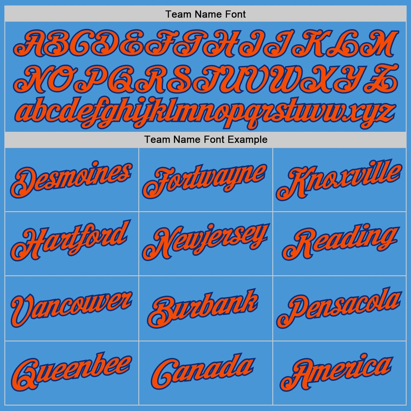 Custom Powder Blue Orange-Royal Performance T-Shirt view 4