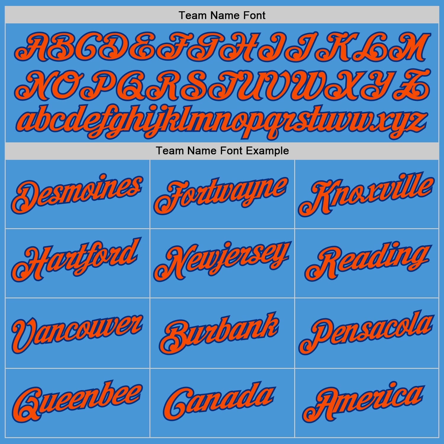 Custom Powder Blue Orange-Royal Performance T-Shirt view 4