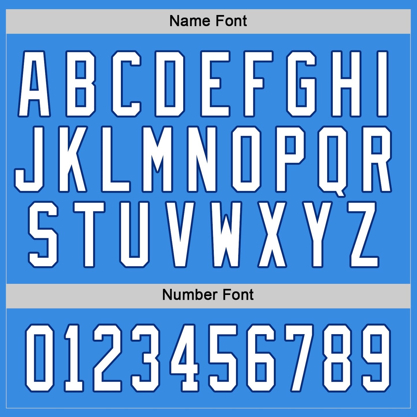 Custom Powder Blue White-Royal Hockey Jersey view 3