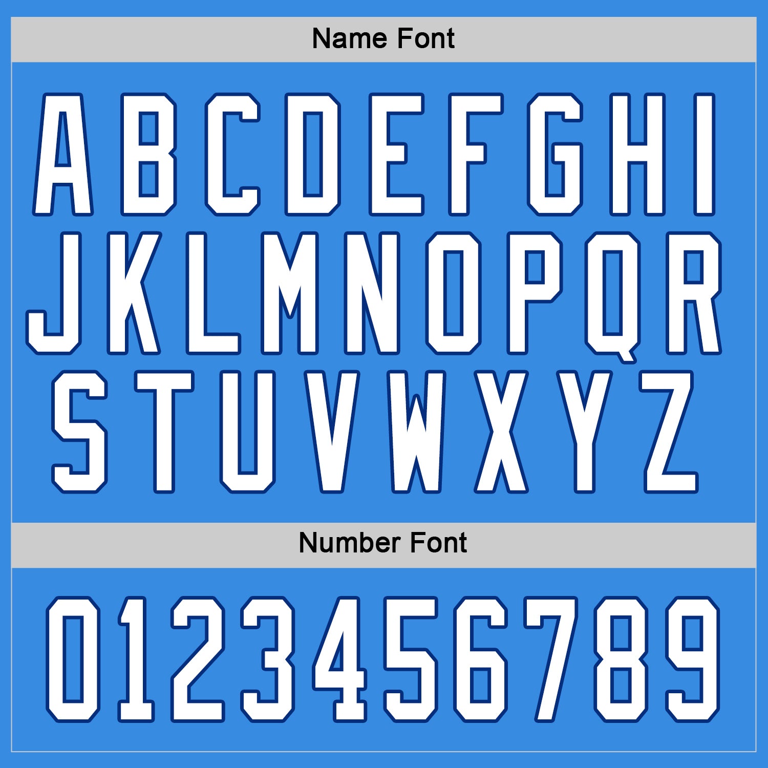 Custom Powder Blue White-Royal Hockey Jersey view 3